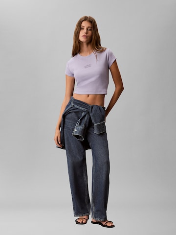 T-shirt Calvin Klein Jeans en violet