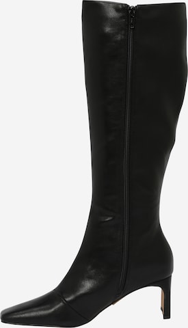 Bottes 'Raven' TOPSHOP en noir : devant