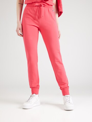 Champion Authentic Athletic Apparel Zúžený Kalhoty – pink: přední strana