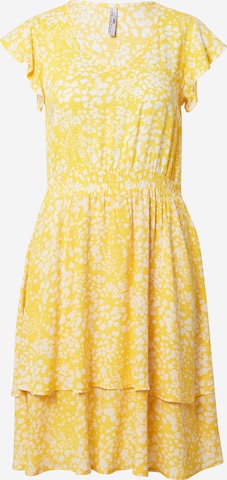 Sublevel Summer Dress in Yellow: front