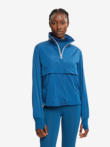 ESPRIT Athletic Jacket in Blue: front