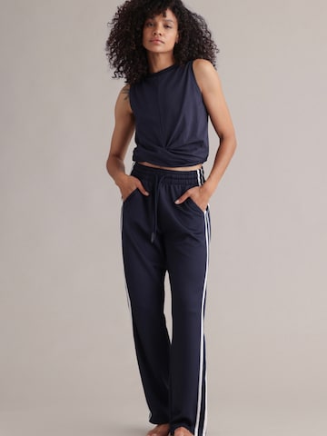 Haut 'Cropped' Hey Honey en bleu