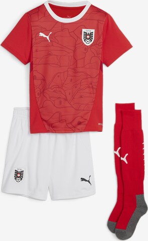 PUMA Tracksuit 'Österreich 2024' in Red: front