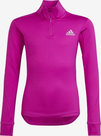 Felpa sportiva di ADIDAS PERFORMANCE in rosa: frontale