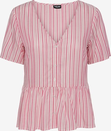 PIECES Blouse 'ALVINA' in Pink: front