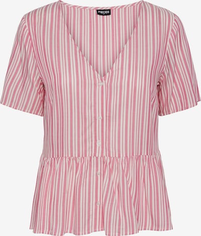 PIECES Pusero 'ALVINA' värissä pitaija / valkoinen, Tuotenäkymä