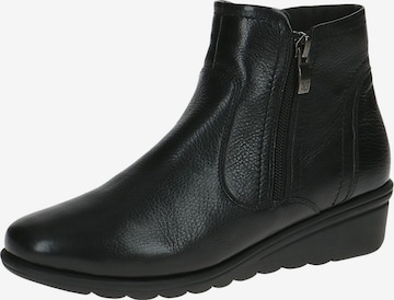 CAPRICE Ankle Boots in Black: front