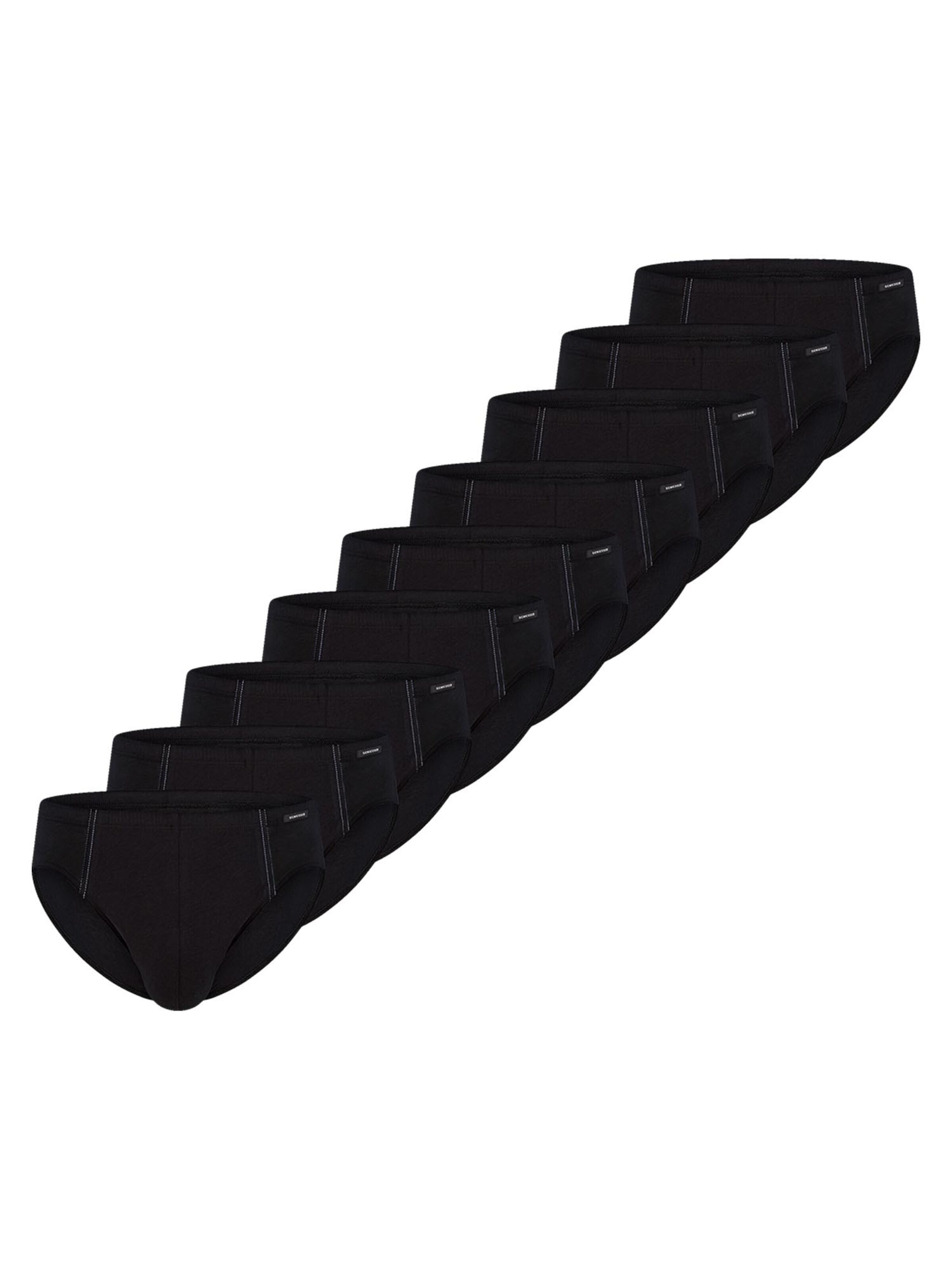 SCHIESSER Panty 'Cotton Essential' in Black: front