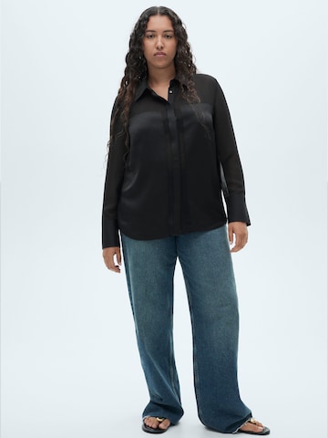 MANGO Blouse 'DOYLE' in Zwart