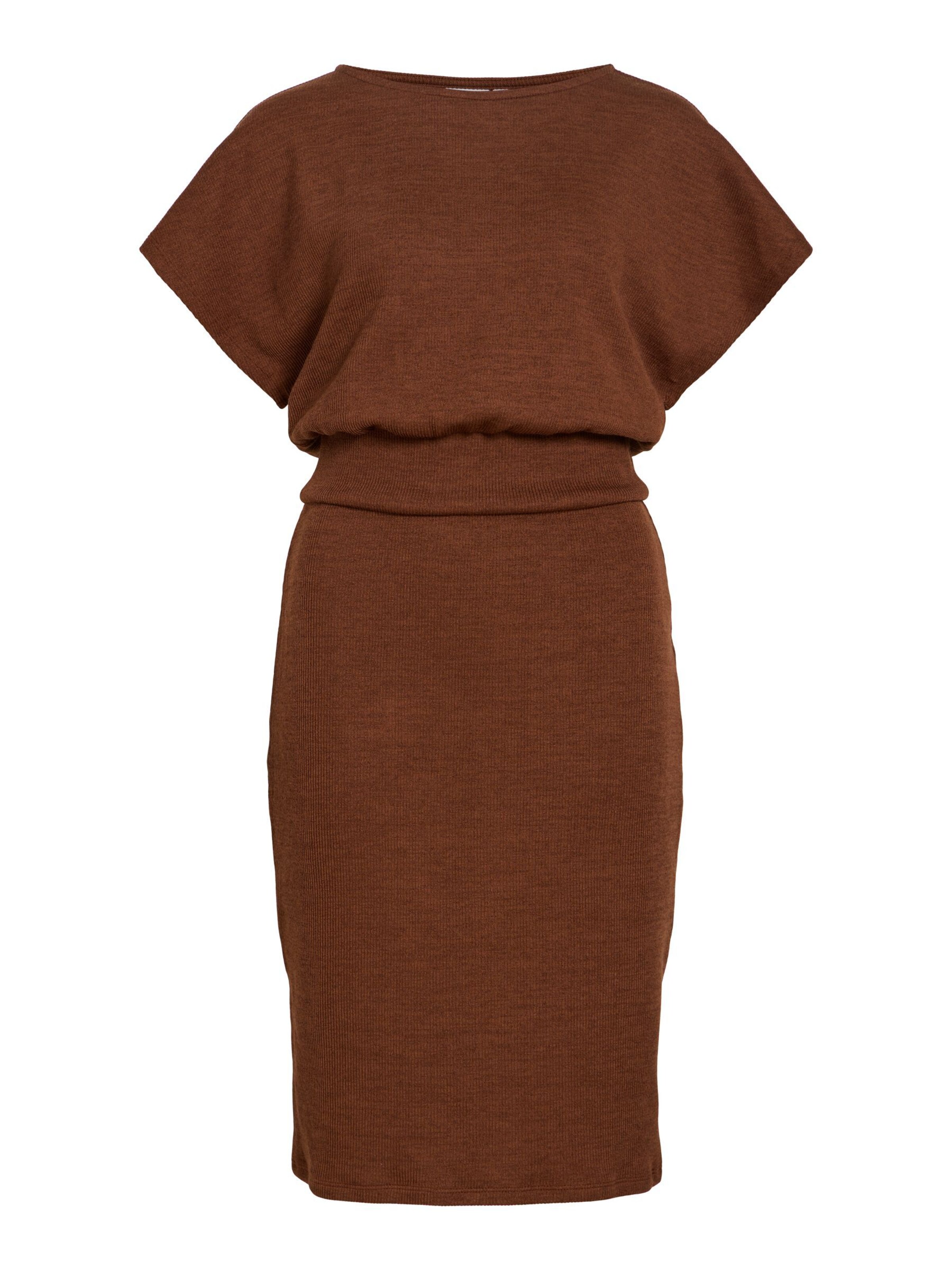 Robe 'VIRAFFI' VILA en marron : devant