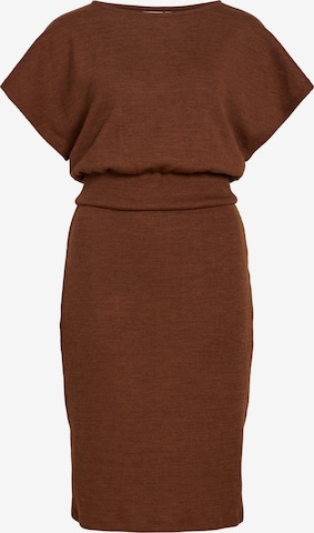 Robe 'VIRAFFI' VILA en marron : devant