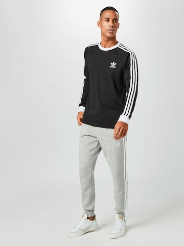 juoda ADIDAS ORIGINALS Marškinėliai 'Adicolor Classics 3-Stripes Te'