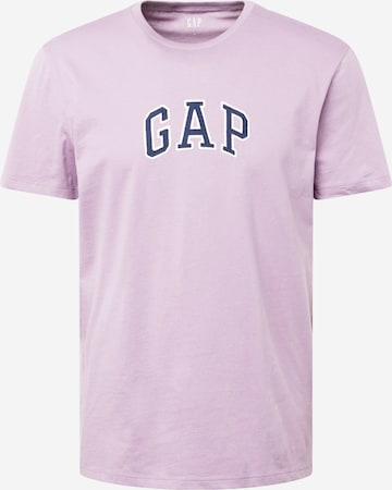 GAP Shirt in Lila: voorkant