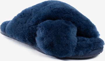 Gooce Huisschoenen 'Furry' in Blauw