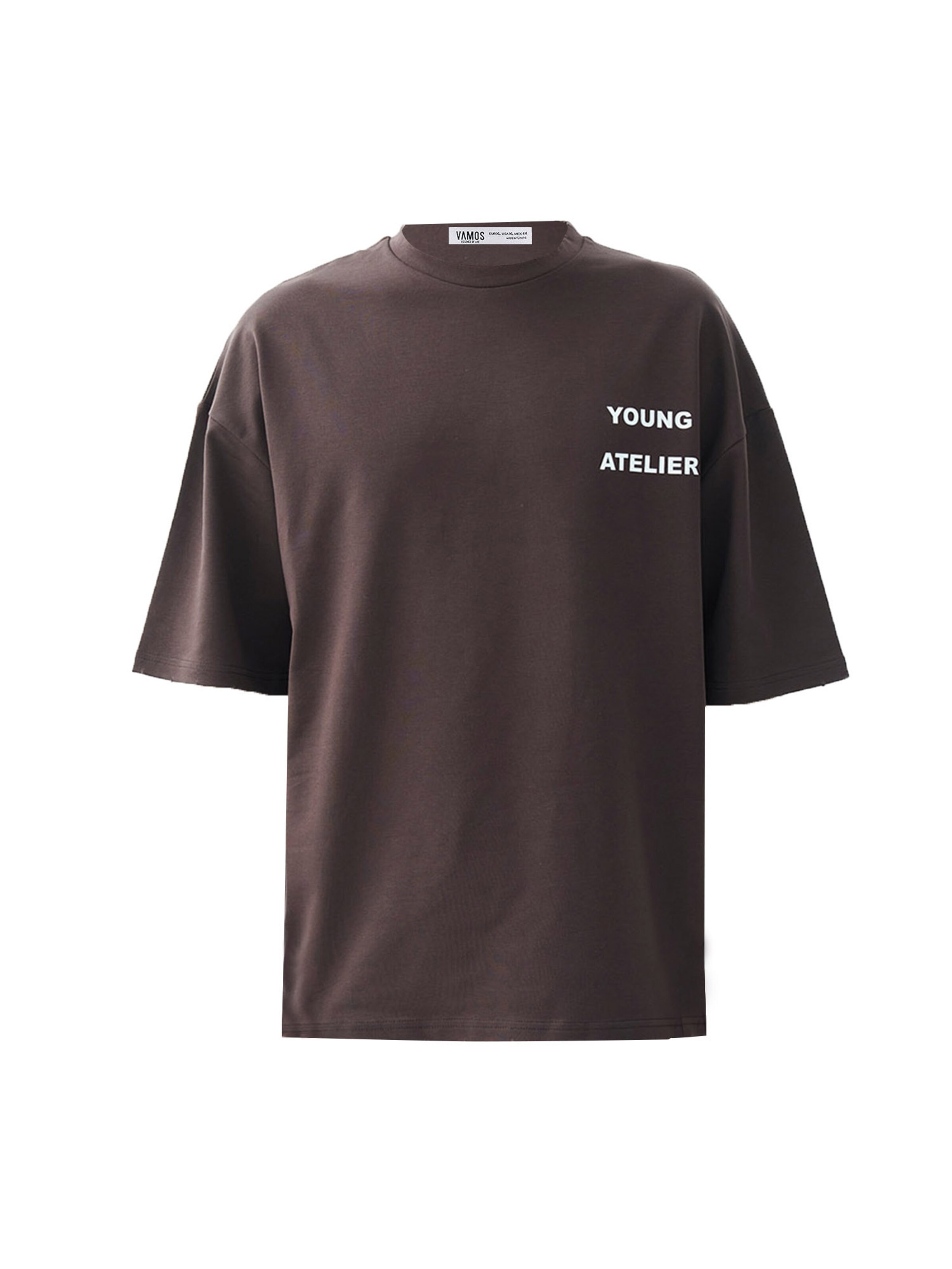 VAMOS CLO Футболка в Коричневый: спереди