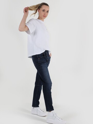 Coupe slim Jean 'Iris' Miracle of Denim en bleu