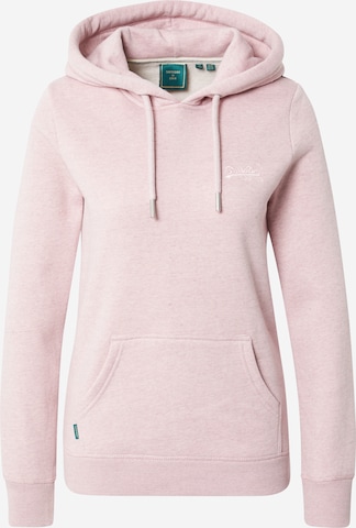 Superdry Sweatshirt in Pink: front