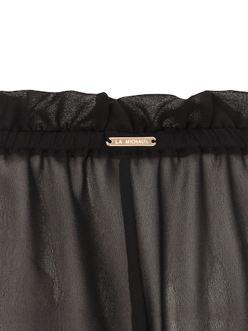 La Michaux Loosefit Bügelfaltenhose 'SOFIA' in Schwarz