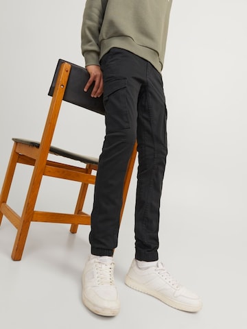 JACK & JONES Baggy Broek 'paul' in Zwart