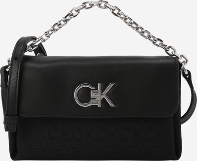 Calvin Klein Τσάντα χειρός σε μαύρο / ασημί, Άποψη προϊόντος