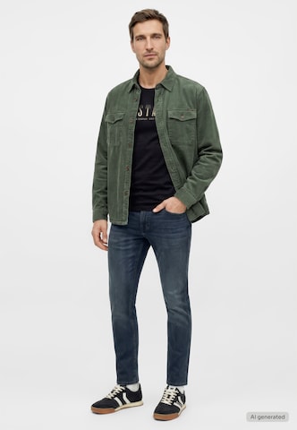 MUSTANG Shirt 'Austin' in Schwarz