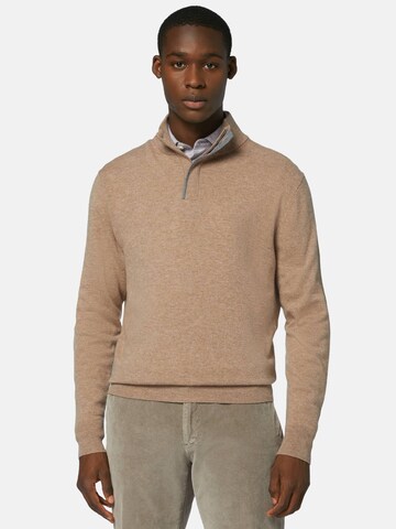 Boggi Milano Sweater in Brown: front