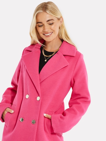 Palton de primăvară-toamnă 'Marley' de la Threadbare pe roz