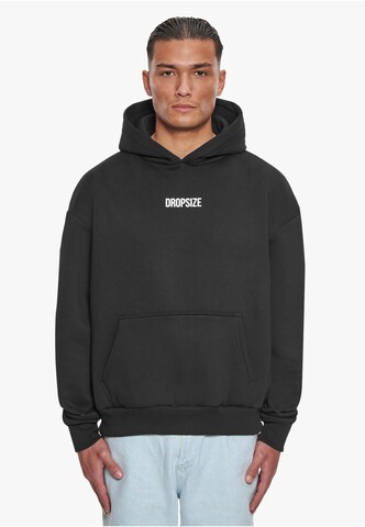 Dropsize Sweatshirt in Schwarz: Vorderseite