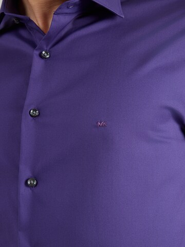 Michael Kors Slim Fit Риза в лилав