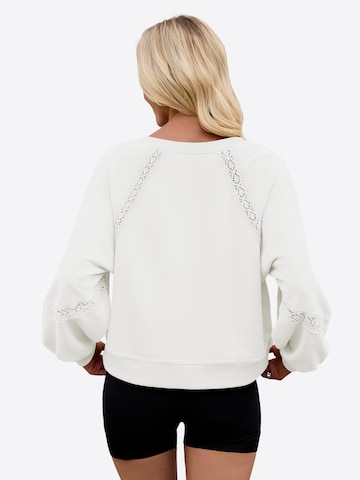 Imily Bela Sweatshirt i hvid: tilbage