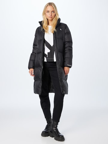 juoda Calvin Klein Jeans Žieminis paltas