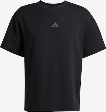 T-Shirt fonctionnel 'D4T' ADIDAS PERFORMANCE en noir : devant