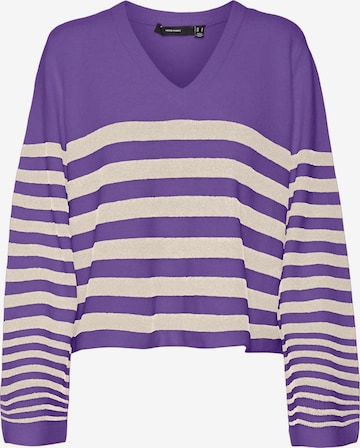 VERO MODA Sweater in Purple: front