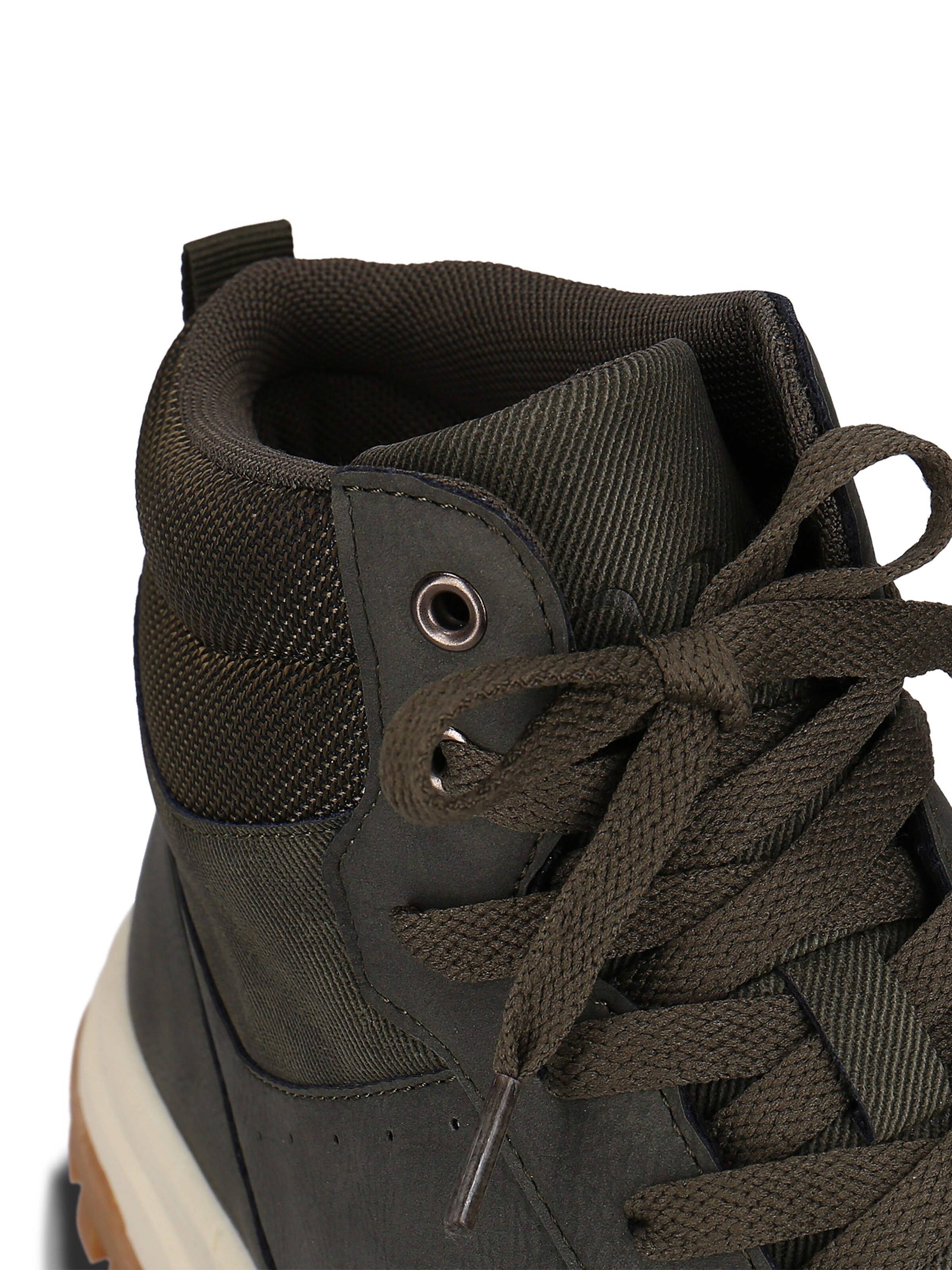 nae Vegan Shoes - Botim com fivela 'EBAN Green' em verde