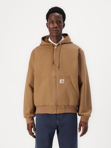 Carhartt WIP Демисезонная куртка в Коричневый: спереди