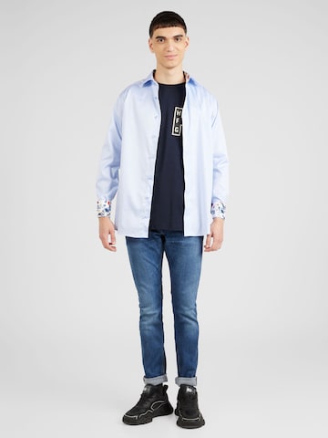 T-Shirt 'VARSITY' TOMMY HILFIGER en bleu