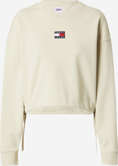 Tommy Jeans Sweater majica u bež / mornarsko plava / crvena / bijela, Pregled proizvoda
