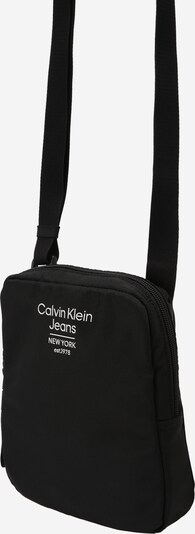 Calvin Klein Jeans Torba za čez ramo | črna / bela barva, Prikaz izdelka
