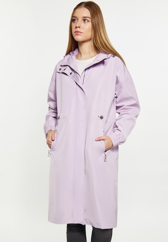 DreiMaster Maritim Raincoat in Purple: front