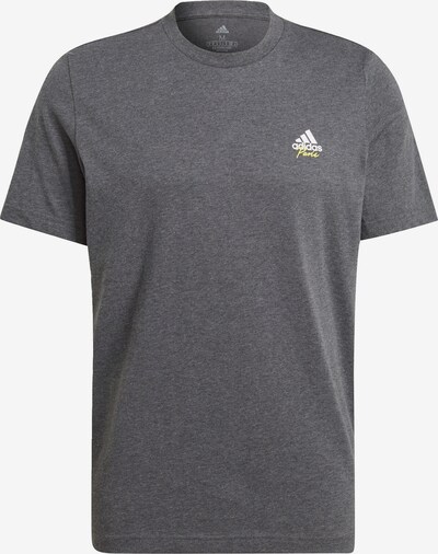 ADIDAS PERFORMANCE T-Shirt 'Roland Garros' in grau / limette / weiß, Produktansicht