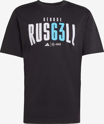 T-Shirt fonctionnel 'Mercedes - AMG Petronas Formula One Team George Russell' ADIDAS PERFORMANCE en noir : devant