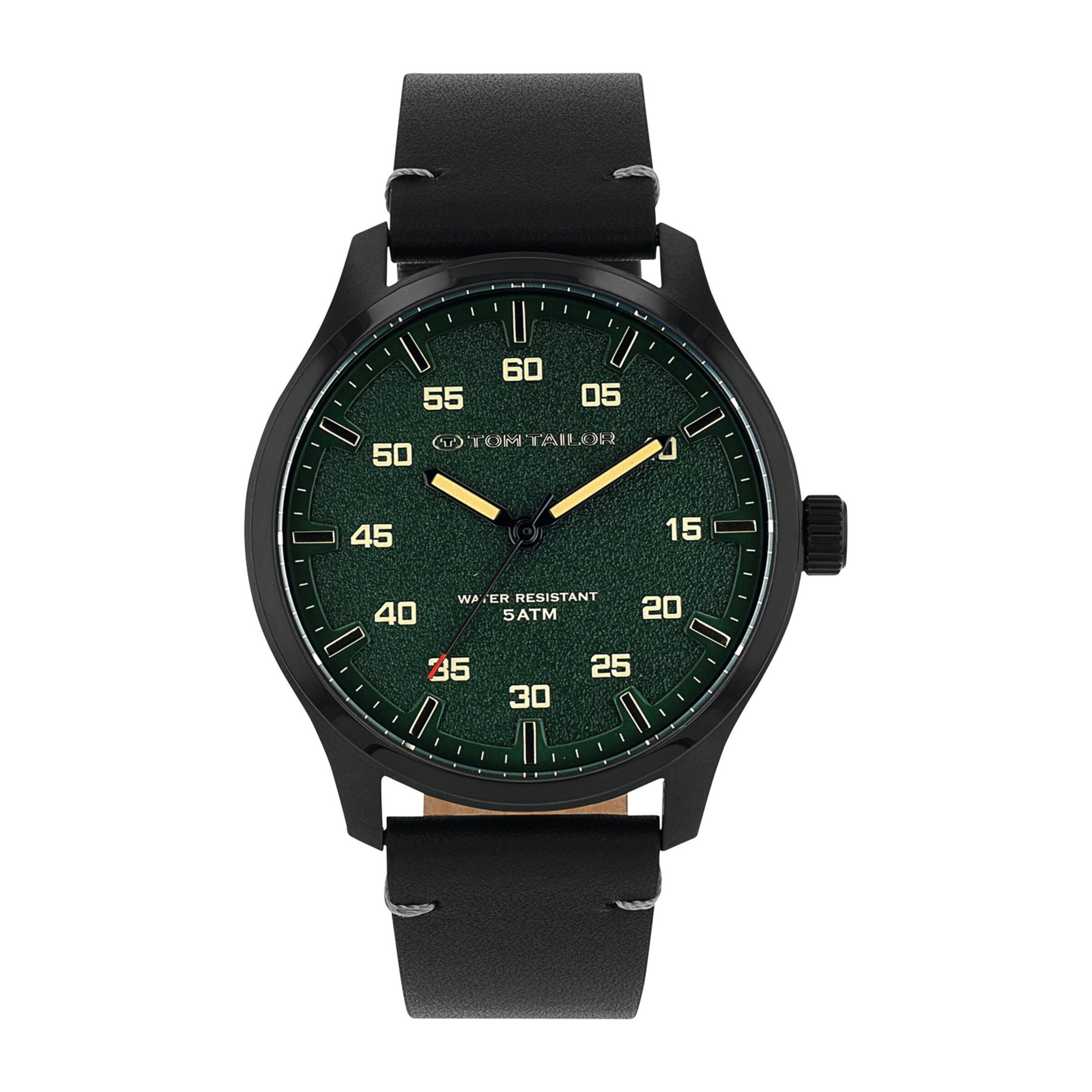 TOM TAILOR Uhr in Grün: Vorderseite