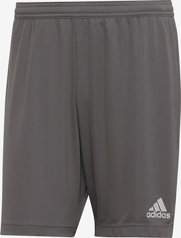 ADIDAS SPORTSWEAR Workout Pants 'Entrada 22' in Grey: front