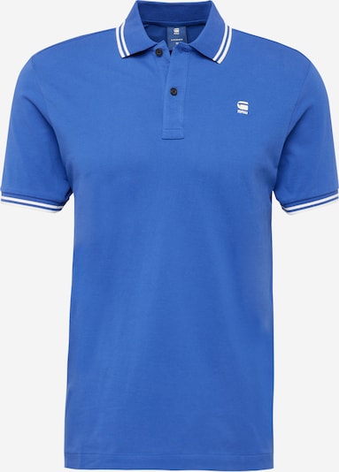 G-Star RAW Poloshirt 'Dunda' in blau / weiß, Produktansicht