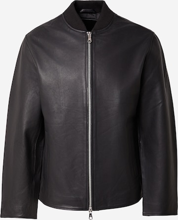 juoda JACK & JONES Demisezoninė striukė 'JCODUST': priekis