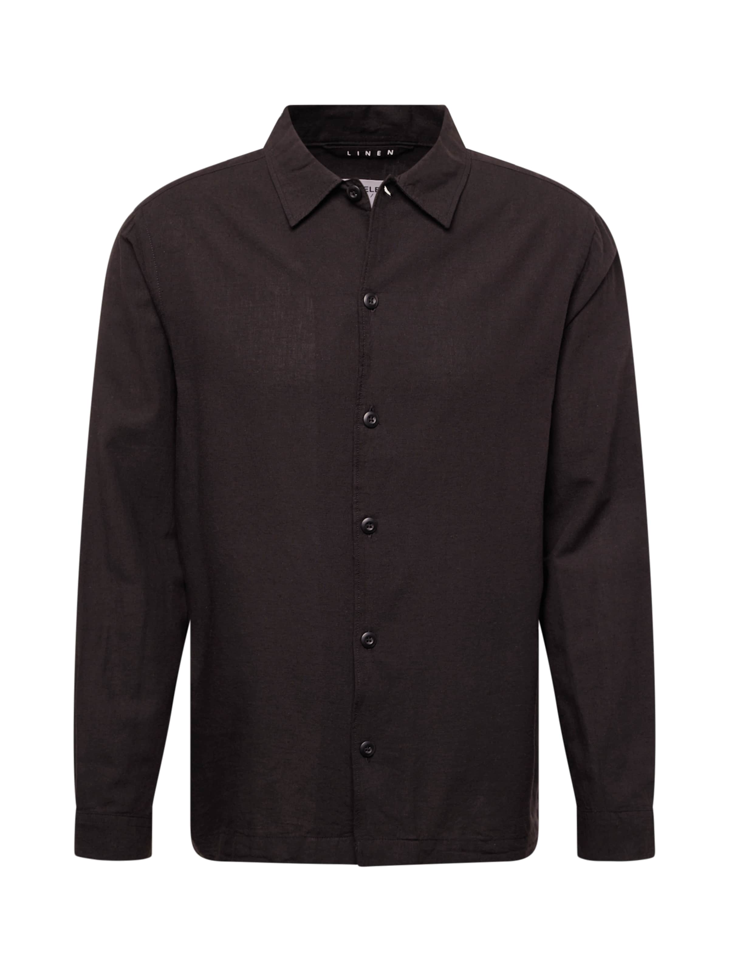 SELECTED Comfort Fit Skjorta 'DAN' i svart: framsida