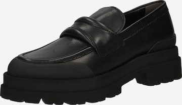 Kennel & Schmenger Classic Flats 'POINT' in Black: front