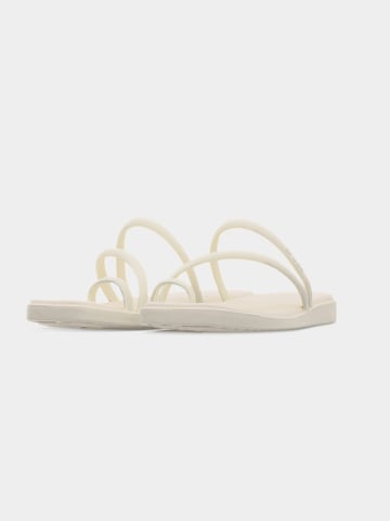Crocs Zehentrenner 'Miami Toe Loop' in Beige