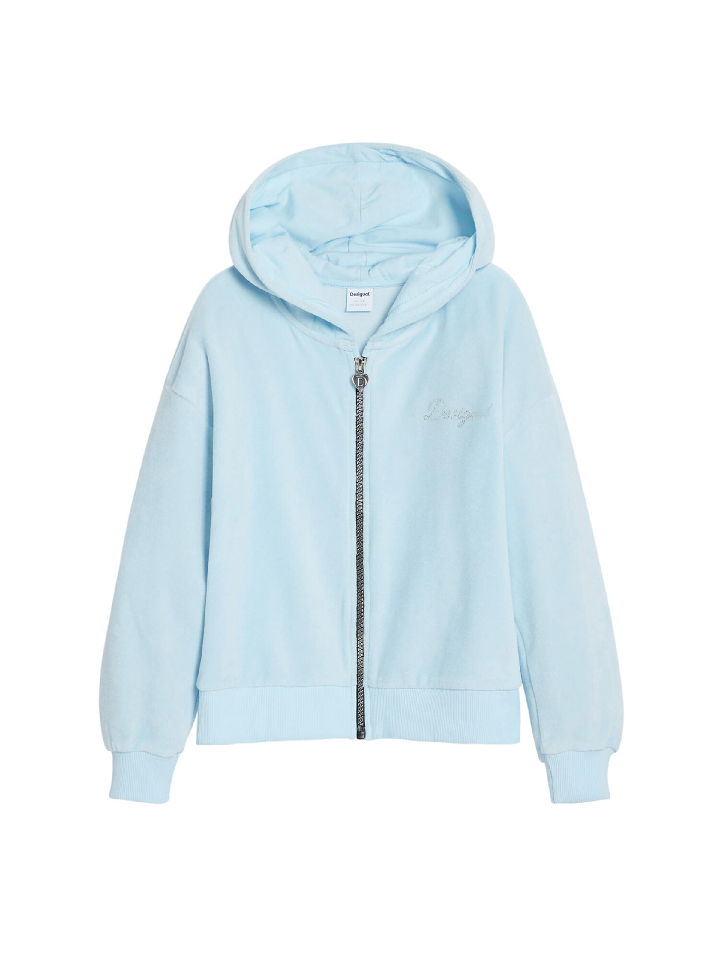 Desigual Mikina – modrá: přední strana