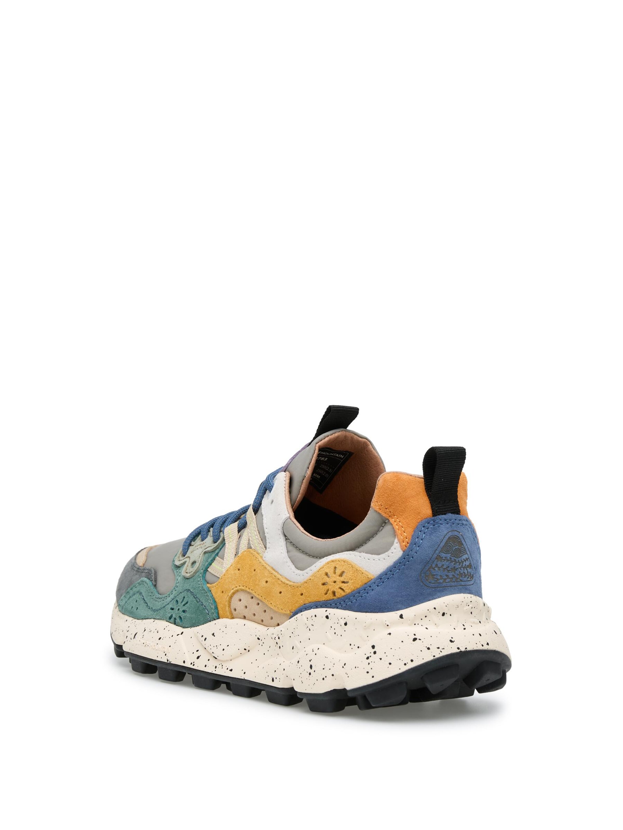 Baskets basses 'YAMANO 3 UNI' Flower Mountain en gris